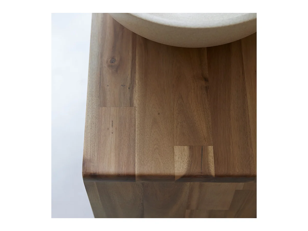 Badezimmermöbel aus Akazienholz 60 Lila