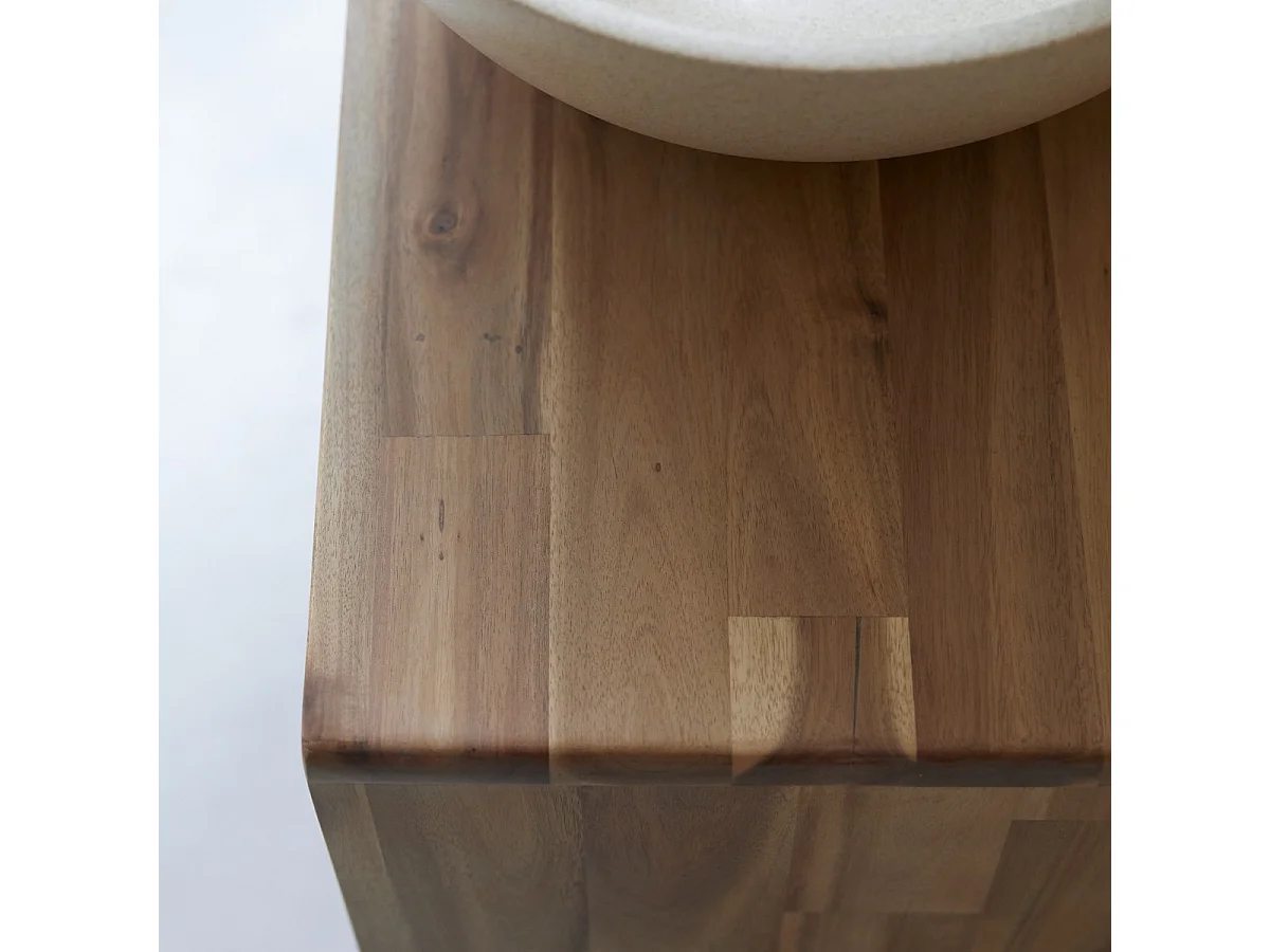 Badezimmermöbel aus Akazienholz 60 Lila