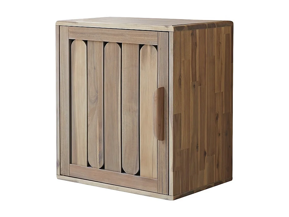 Badezimmermöbel aus Akazienholz 60 Lila