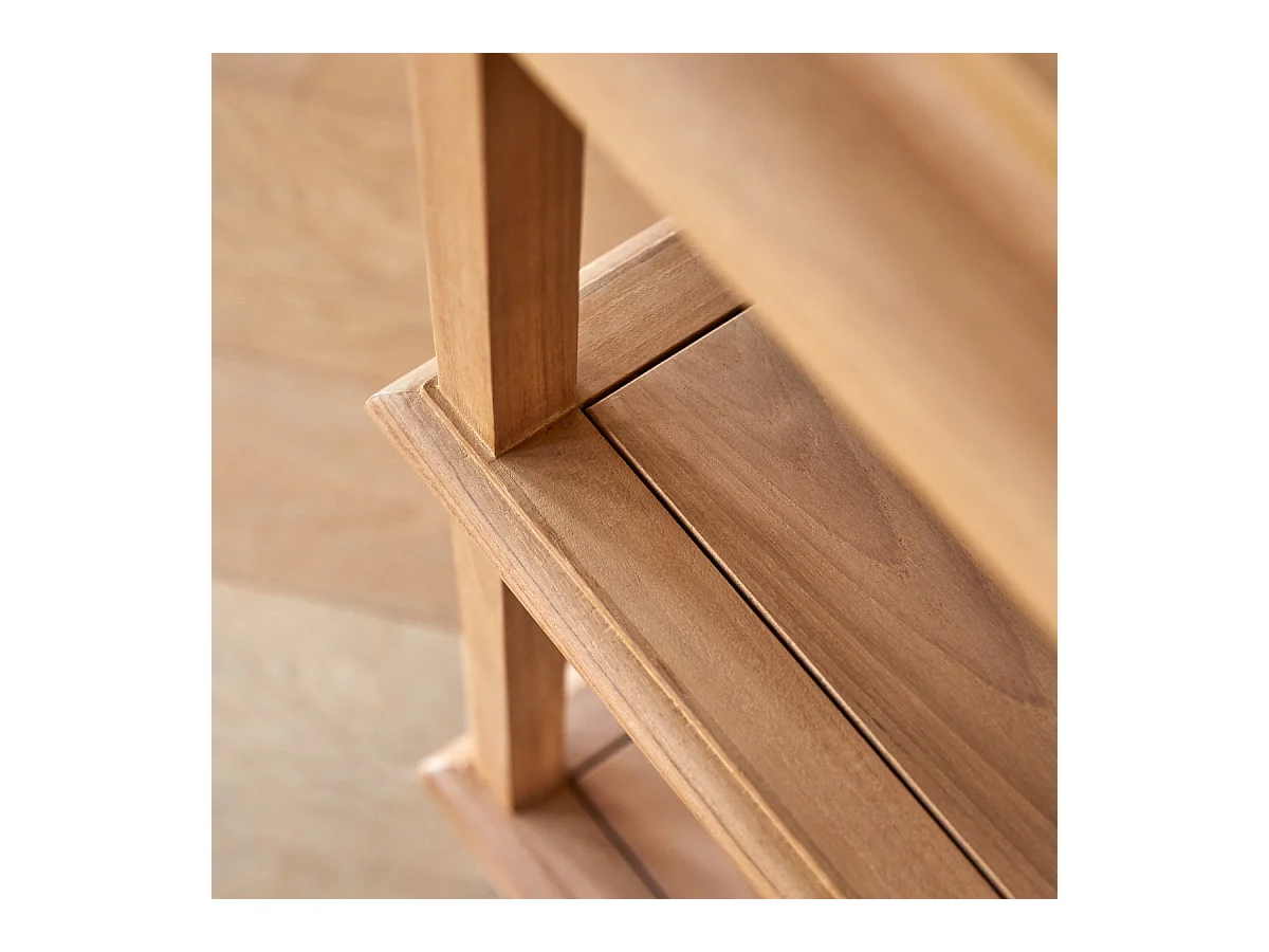 Badezimmermöbel Achille aus massivem Teakholz 95 cm