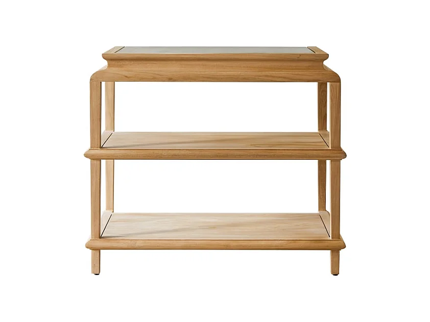 Badezimmermöbel Achille aus massivem Teakholz 95 cm