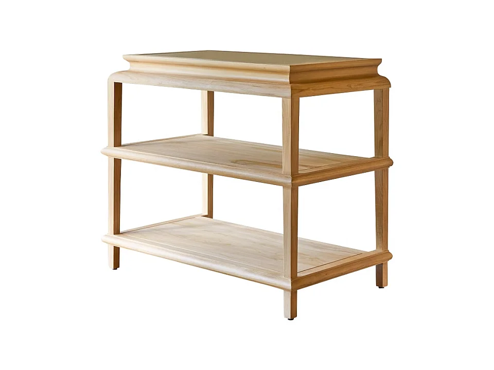 Badezimmermöbel Achille aus massivem Teakholz 95 cm