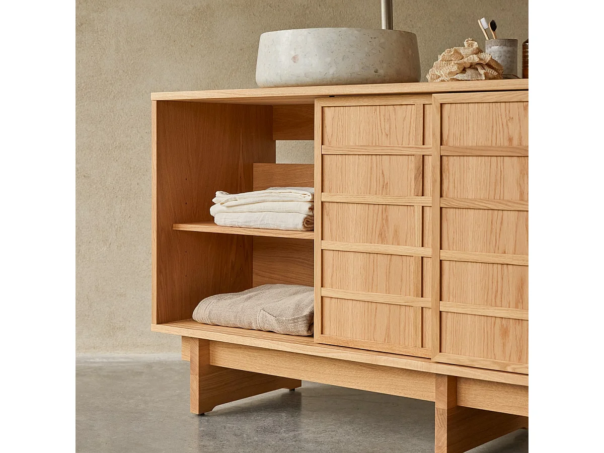 Waschtischunterschrank Miu aus Eiche 170