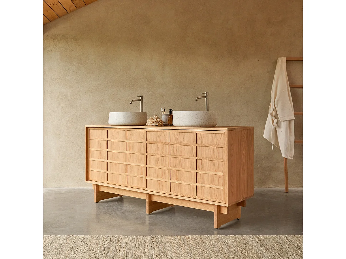 Waschtischunterschrank Miu aus Eiche 170