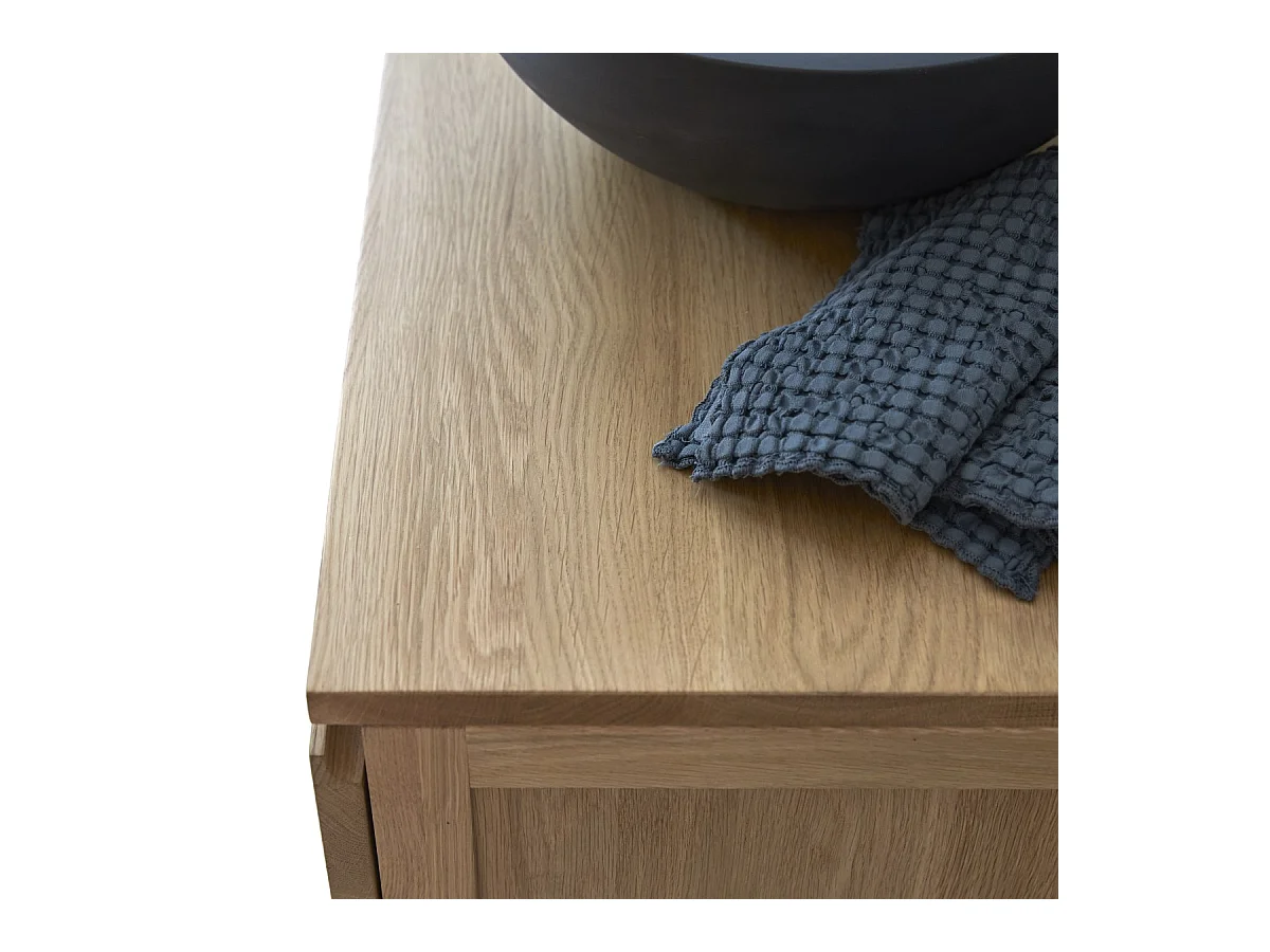 Badezimmermöbel aus massiver Eiche 60 cm Jacob