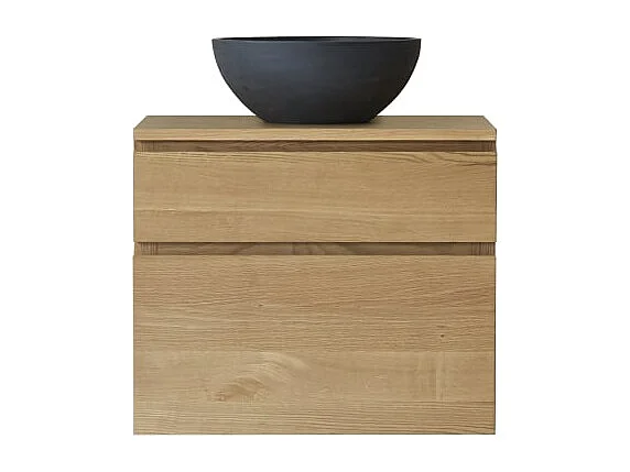 Mobile per il bagno in rovere massello Jacob da 60 cm