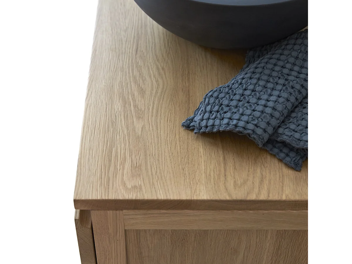 Mobile per il bagno in rovere massello Jacob da 60 cm