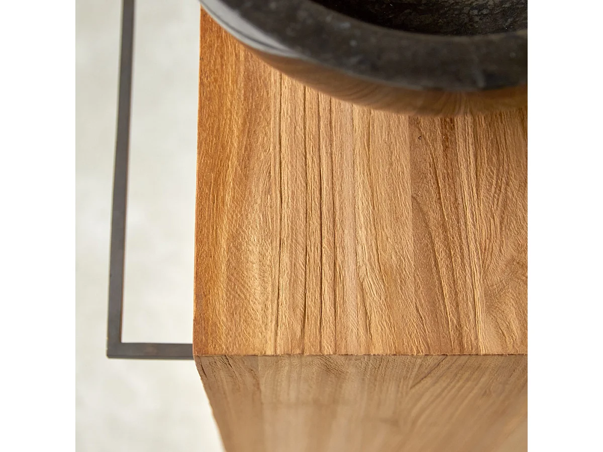 Mobili da bagno in legno di Teak 30 Stelle sinistro