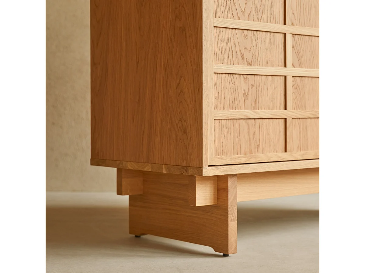 Waschtischunterschrank Miu aus Eiche 115 cm