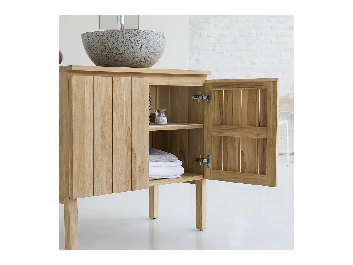 Waschtisch aus Teakholz 80 Jill