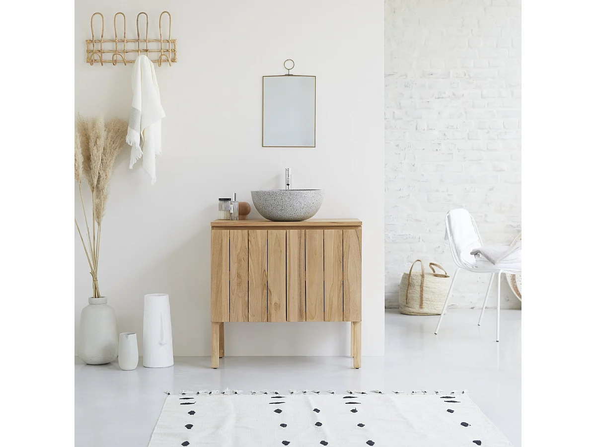 Waschtisch aus Teakholz 80 Jill