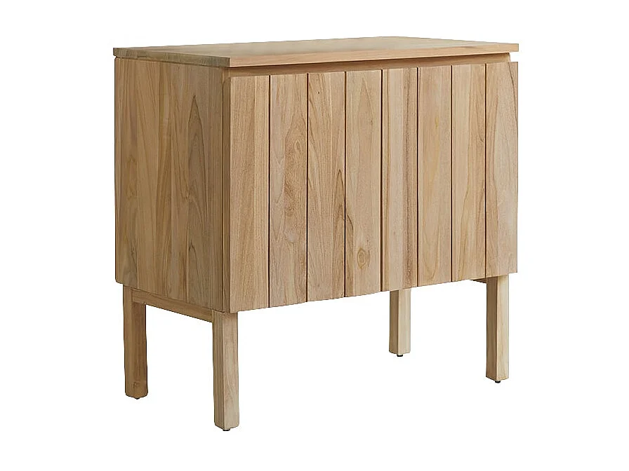 Meuble sous vasque en bois de teck 80 Jill