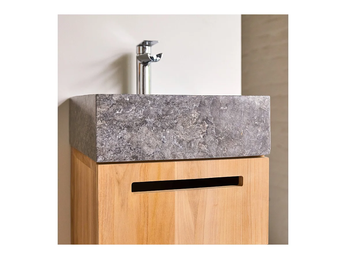 Waschbeckenschrank mit Wandaufhängung 41 cm Tikamoon