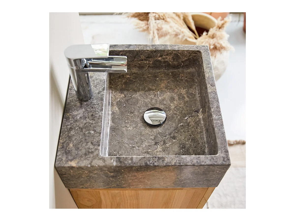 Waschbeckenschrank mit Wandaufhängung 41 cm Tikamoon