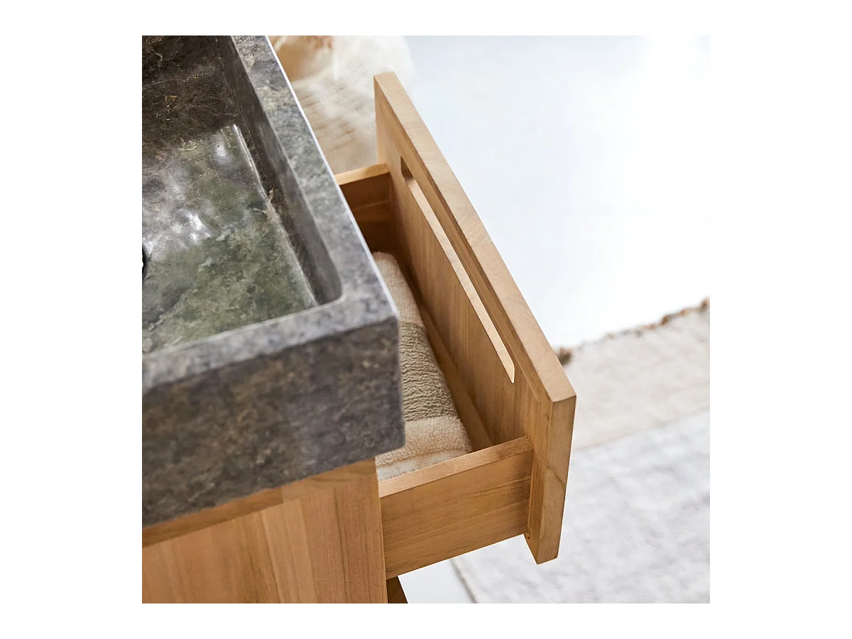 Waschbeckenschrank mit Wandaufhängung 41 cm Tikamoon