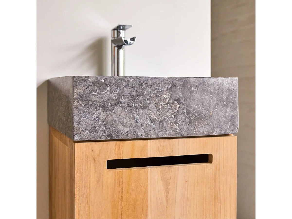 Waschbeckenschrank mit Wandaufhängung 41 cm Tikamoon