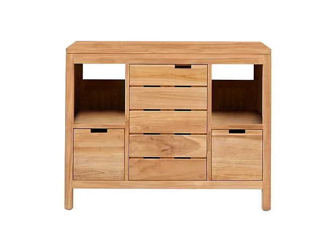 Meuble Salle de bain en en bois de teck 100 Serena