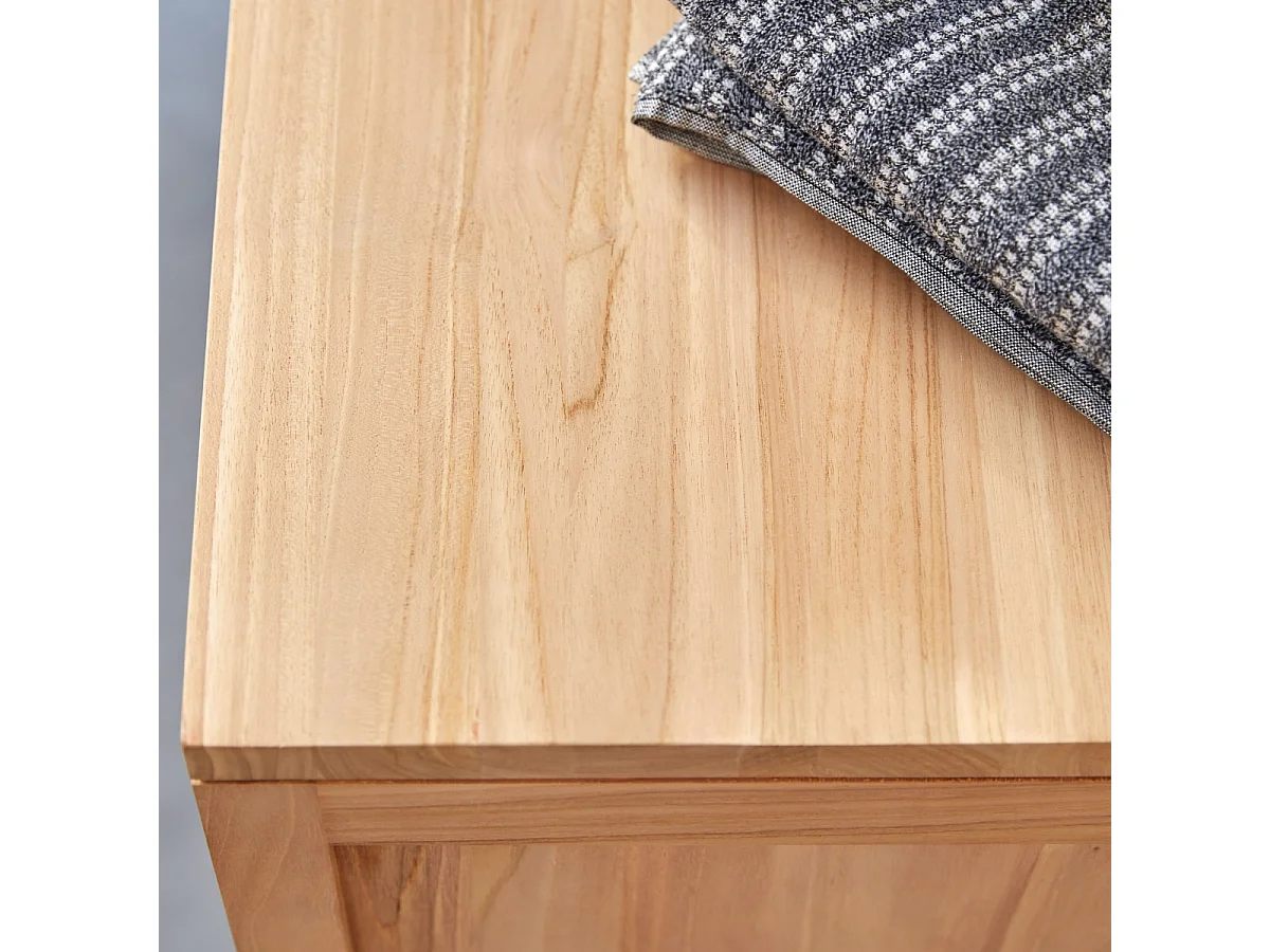 Meuble Salle de bain en en bois de teck 100 Serena