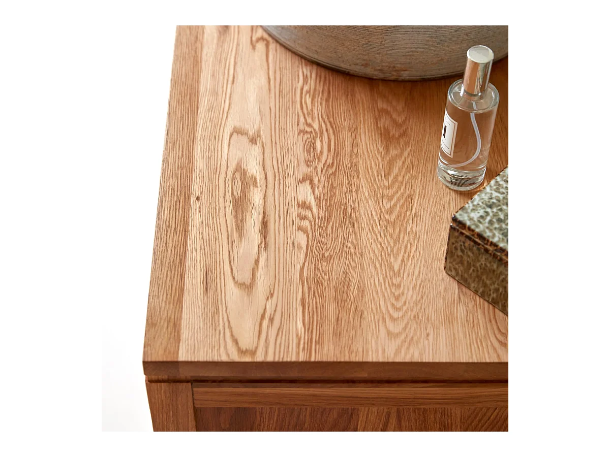 Waschtisch Waschbeckenschrank Badezimmer Unterschrank massiv Holz Eiche Badmöbel