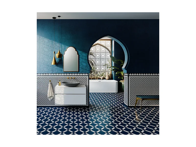 Baignoire murale semi-îlot VILLEROY & BOCH Loop & Friends