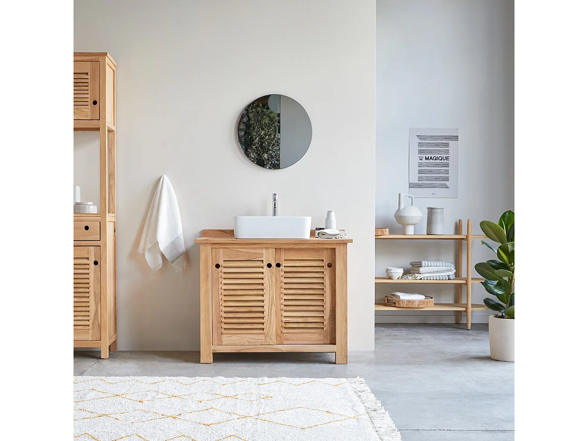 Waschtisch aus Teak 95 cm Coline