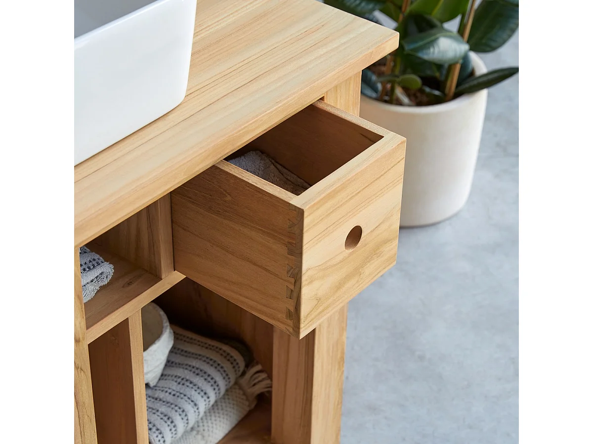Waschtisch aus Teak 95 cm Coline