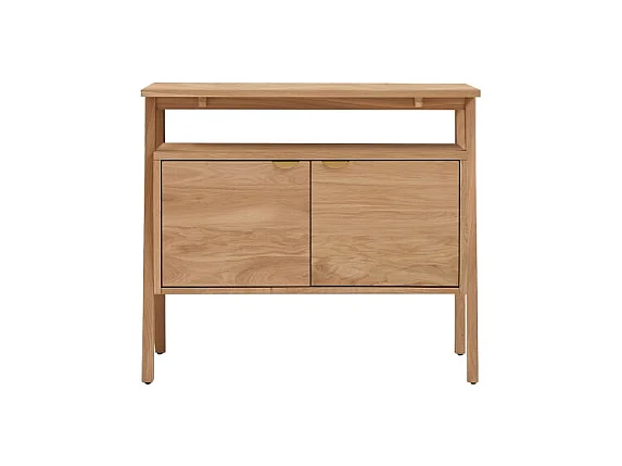 Mobile sottolavabo in legno di quercia 90 Pola