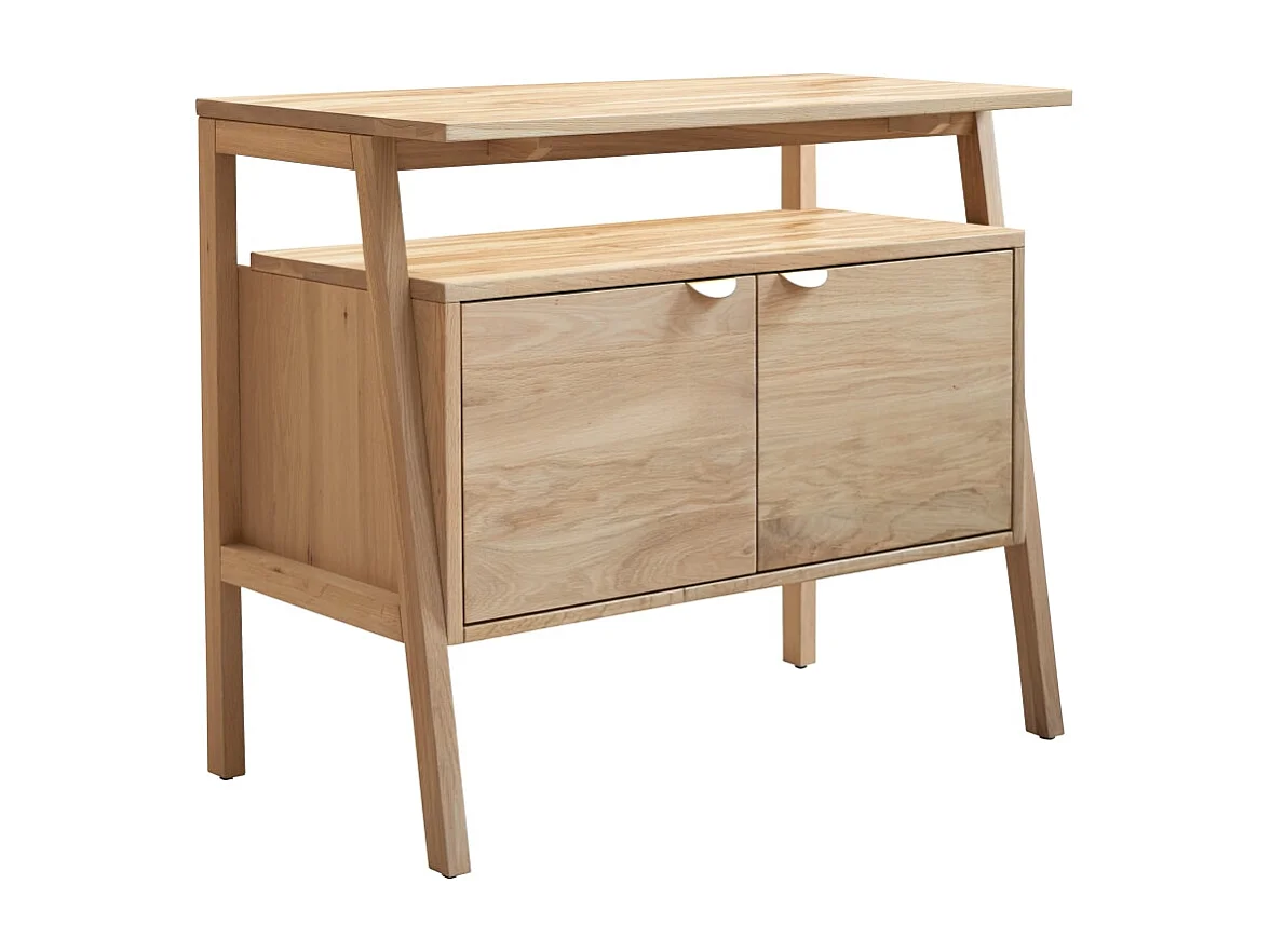 Waschbeckenunterschrank aus Eichenholz 90 Pola