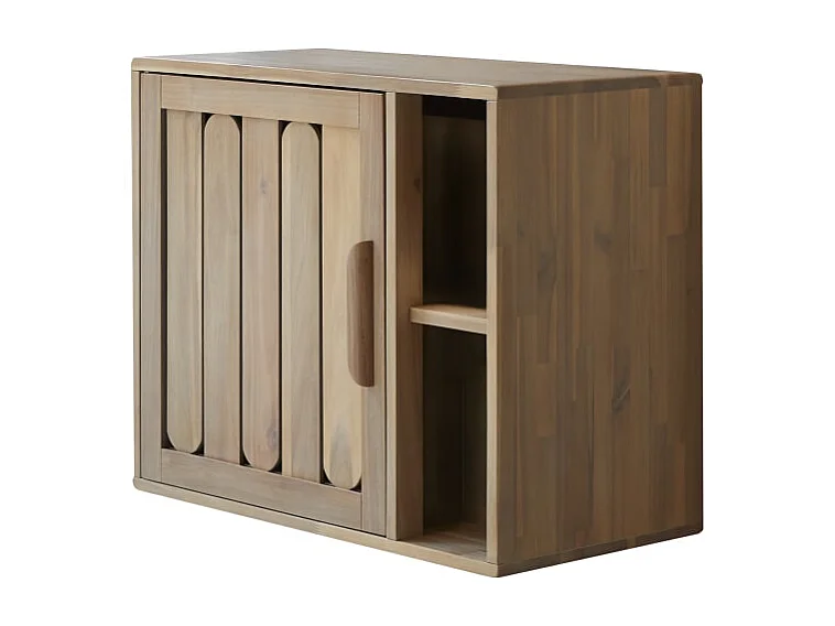 Badezimmermöbel aus Akazienholz 80 Lila