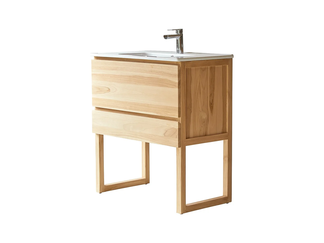 Badmöbel aus Teakholz und Keramik 80 Edgar