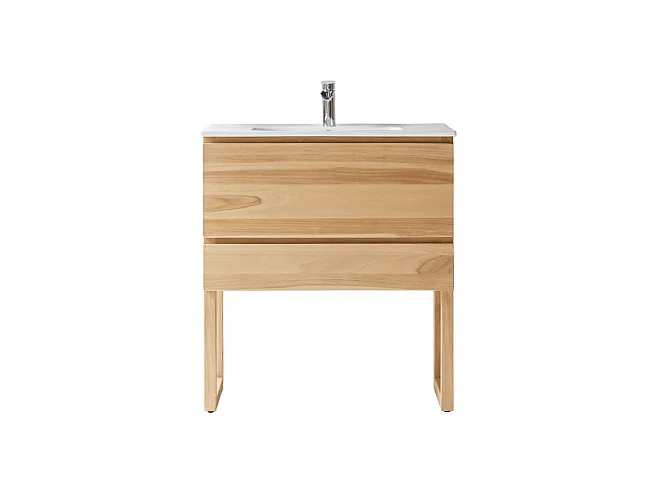 Badmöbel aus Teakholz und Keramik 80 Edgar