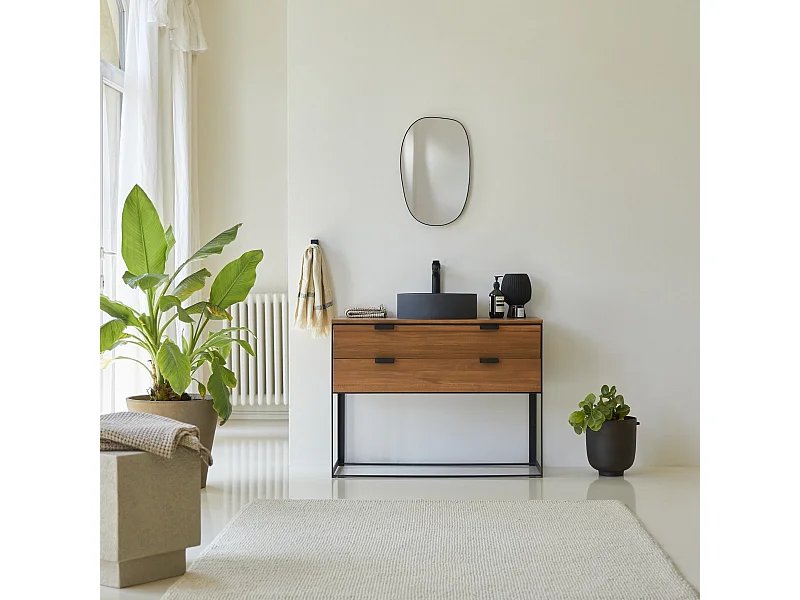 Mobile per il bagno in legno di acacia 100 Urban