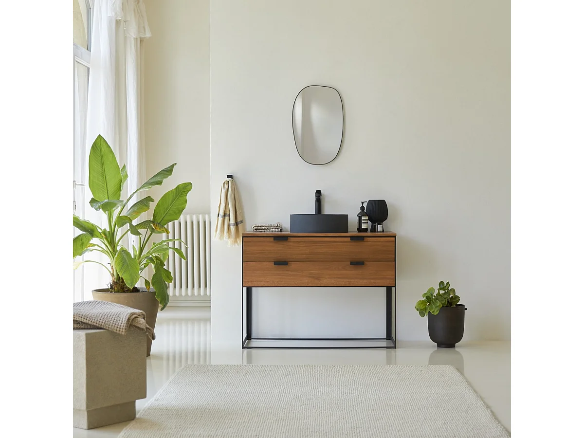 Mobile per il bagno in legno di acacia 100 Urban