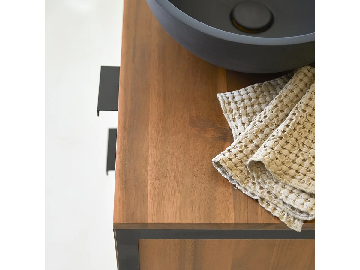 Mobile per il bagno in legno di acacia 100 Urban