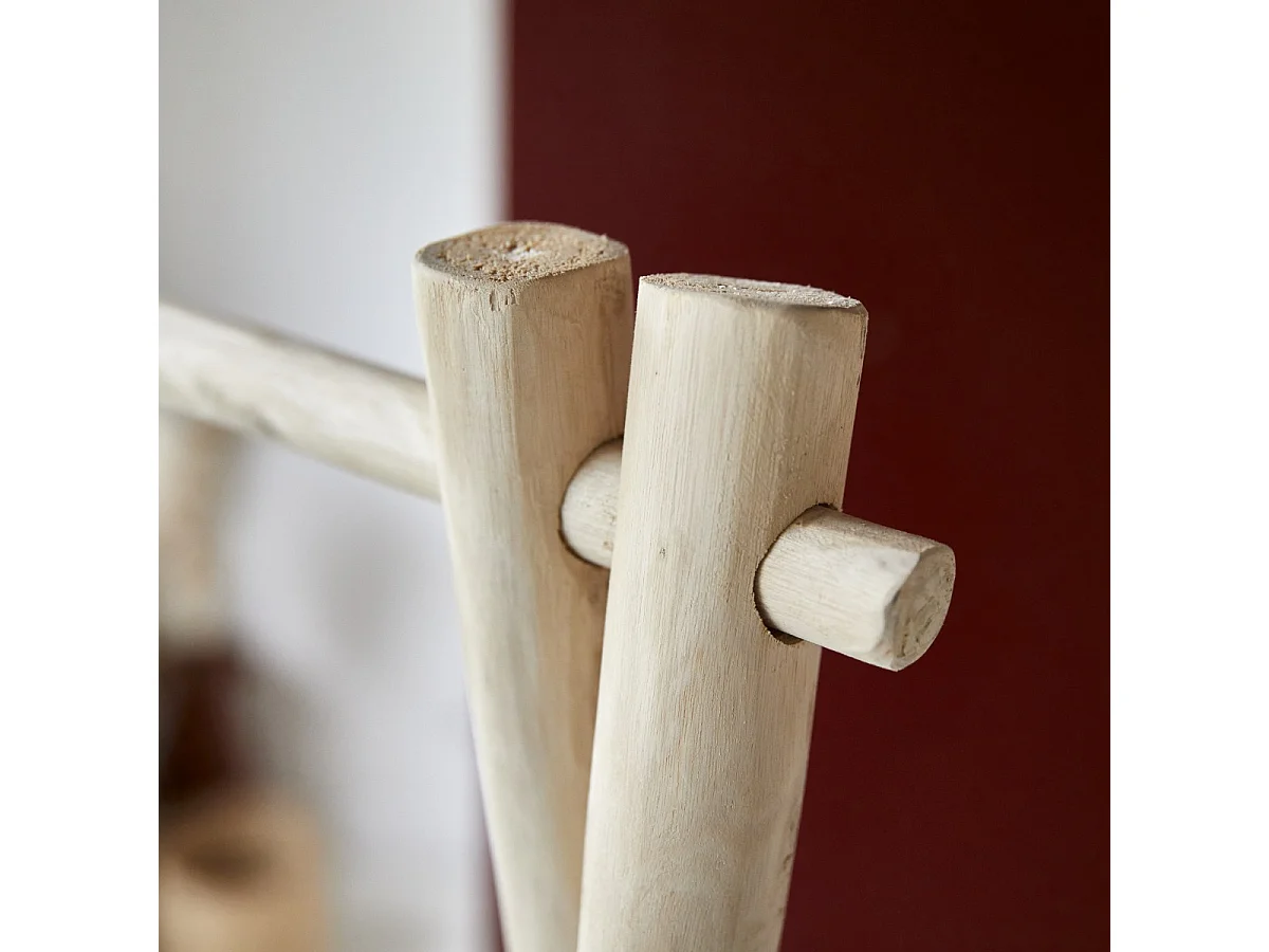 Portant en bois de teck 160 Kilim