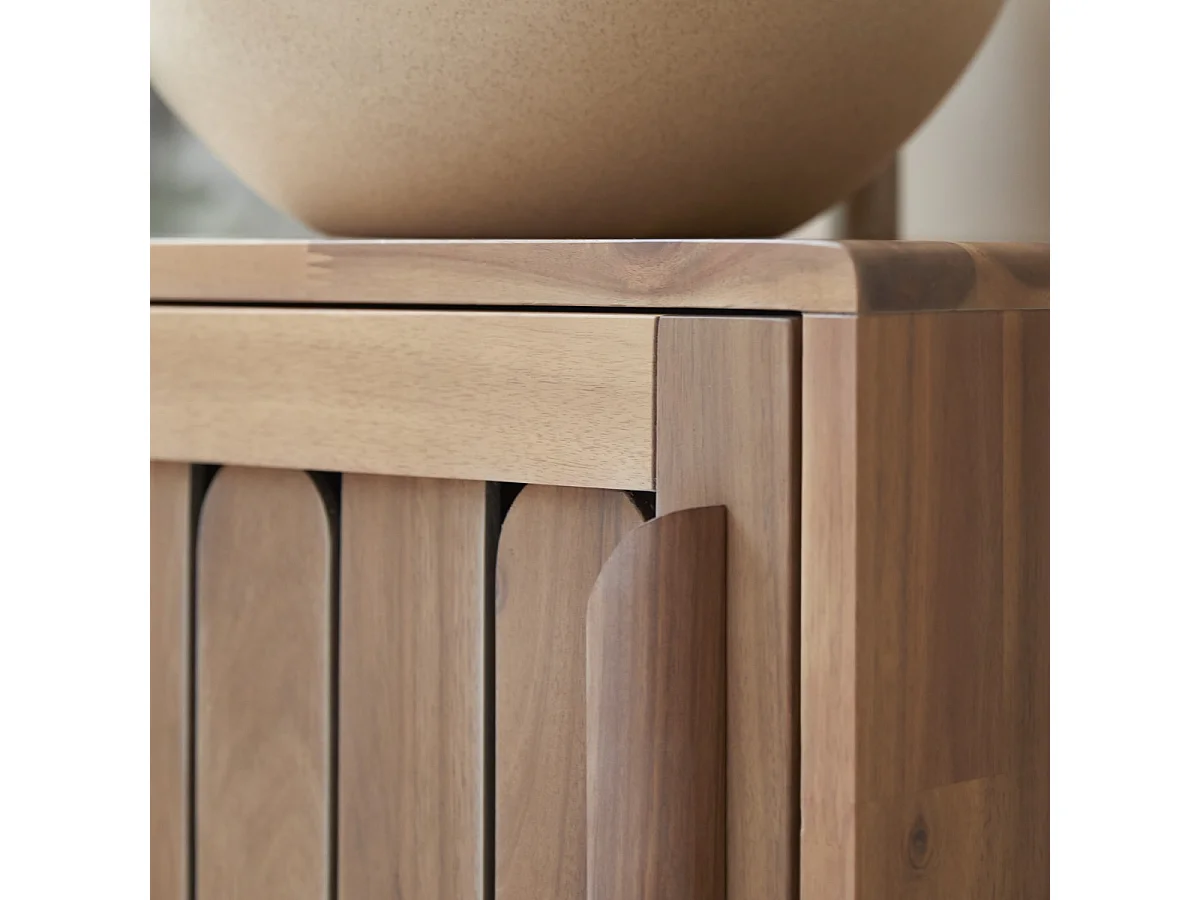 Mobile per il bagno in legno di acacia 50 Lila