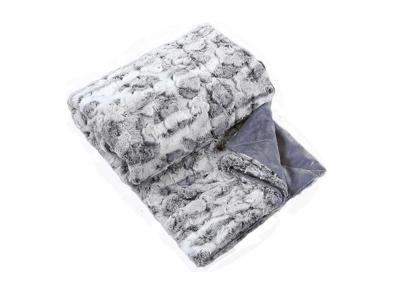 Plaid imitación piel por ambos lados