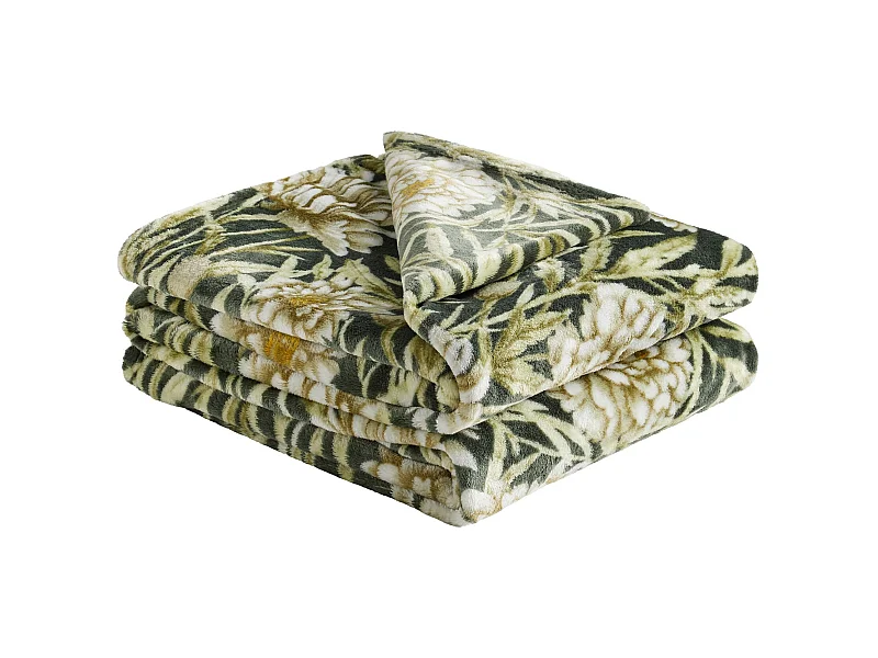 Decke Forica Dunkelgrün 150x200