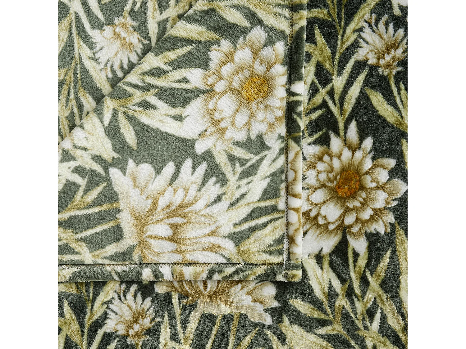 Plaid Élégance Vert Foncé Polyester 150x200