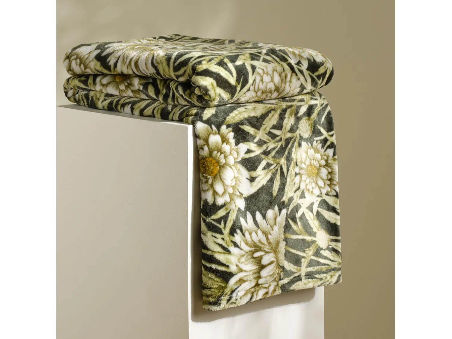 Decke Forica Dunkelgrün 150x200