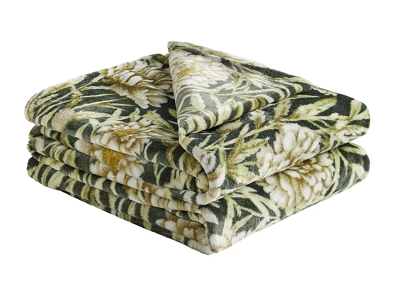 Decke Forica Dunkelgrün 150x200