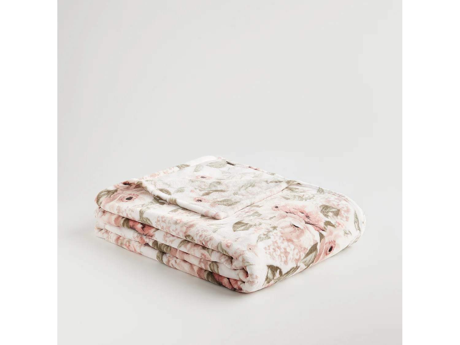 Plaid Amorette Rose Pâle Polyester 150x200