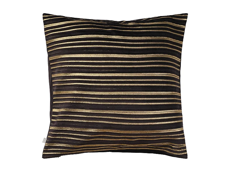 Kissenbezug Aus Samt Calama Mittelschwarz 45x45 cm