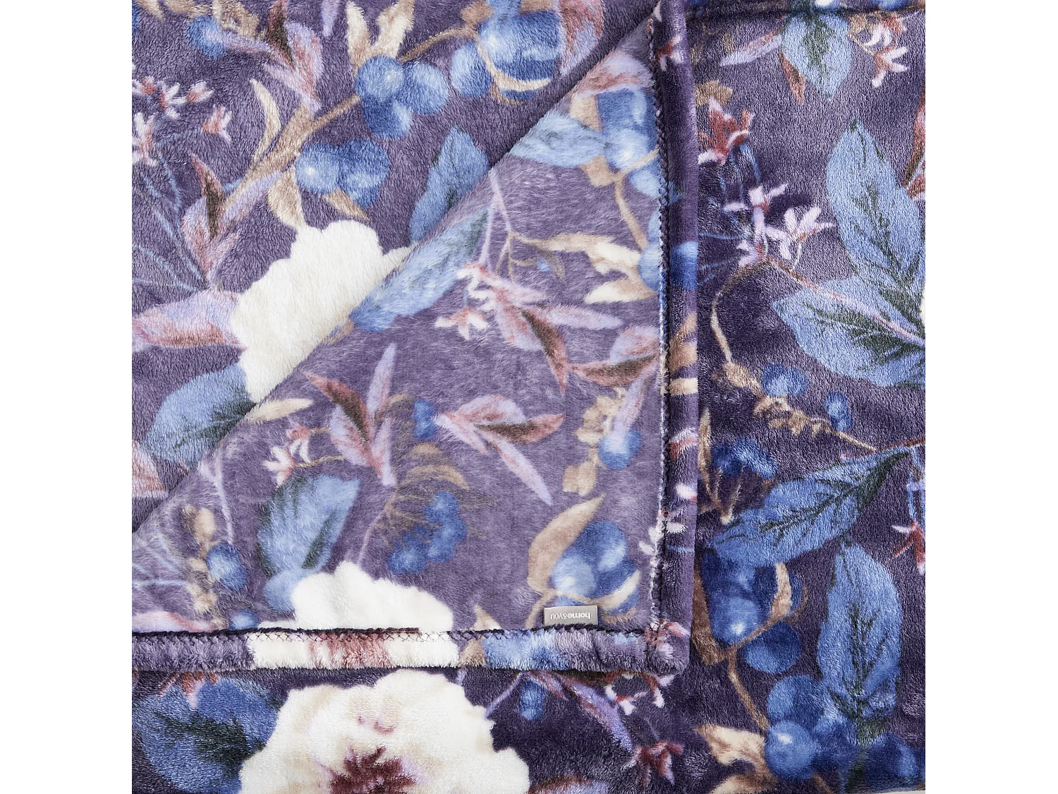 Plaid Elegance Violet Polyester 150x200