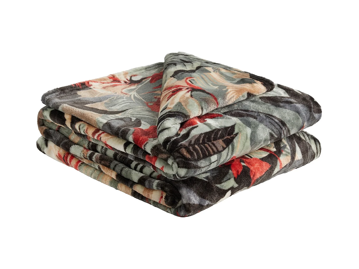 Plaid Élégance Vert Foncé Polyester 150x200