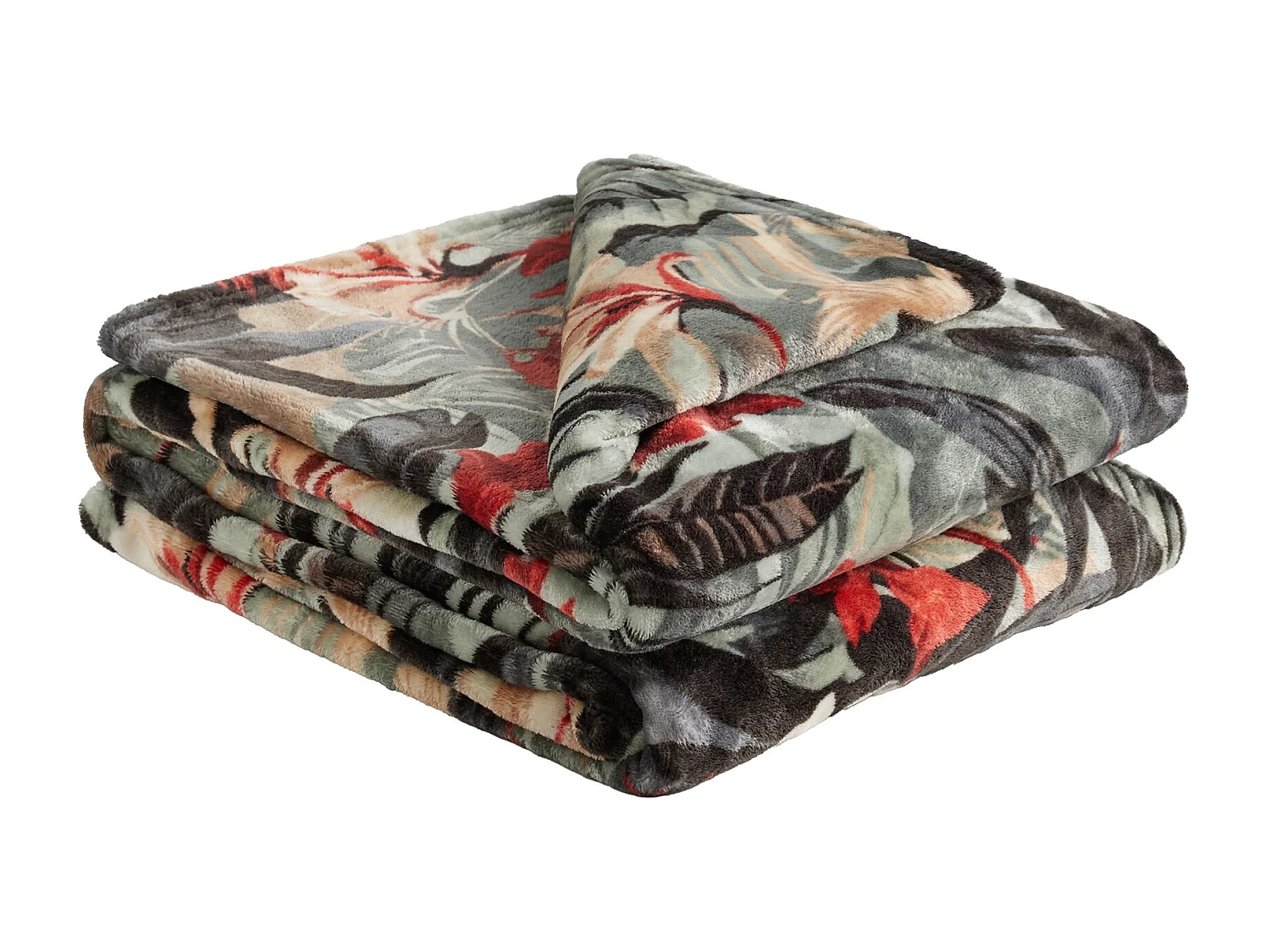 Decke Manuca dunkelgrün 150x200