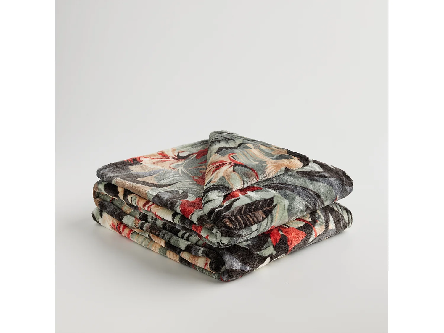 Decke Manuca dunkelgrün 150x200