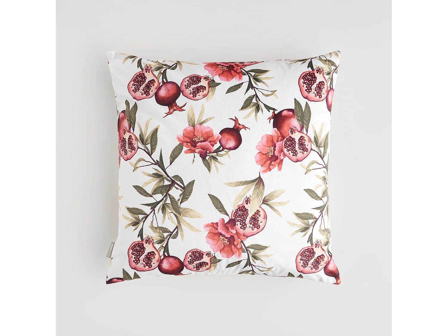 Housse De Couette Imprimée Granadillo Blanc 45x45 cm