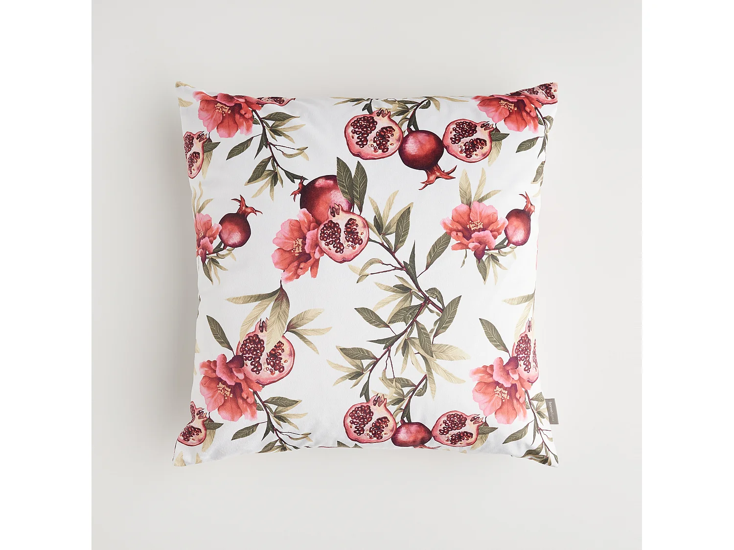 Housse De Couette Imprimée Granadillo Blanc 45x45 cm