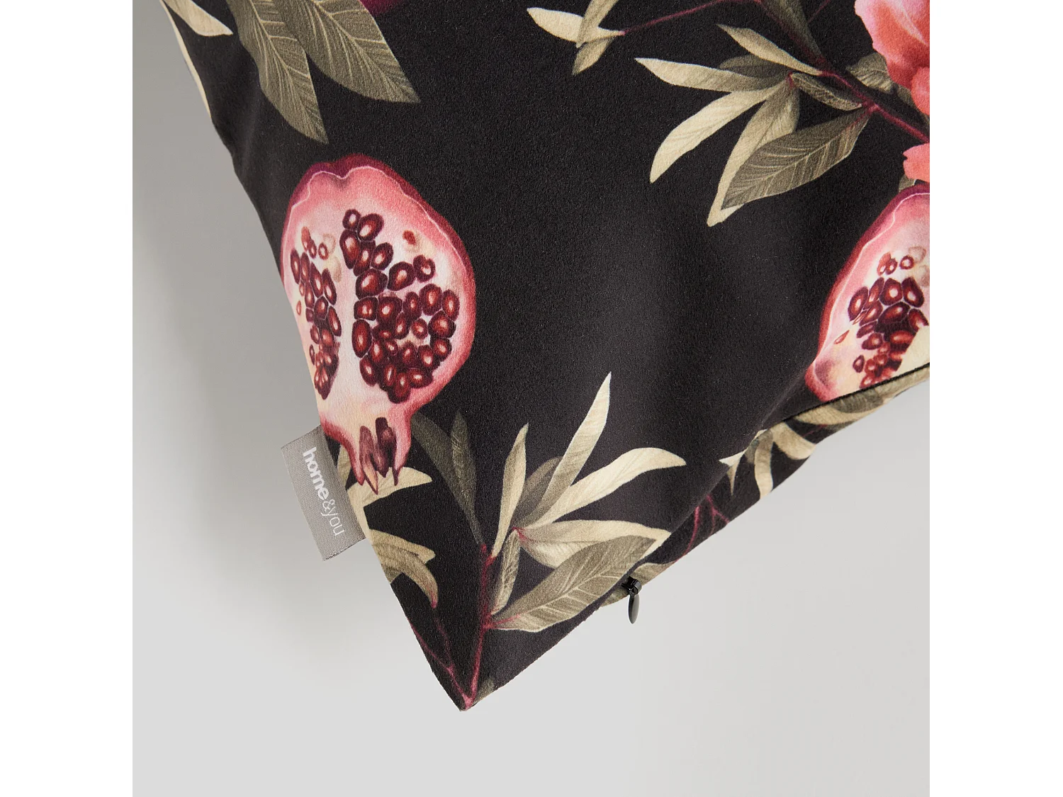 Housse De Couette Imprimée Granadillo Noir Moyen 45x45